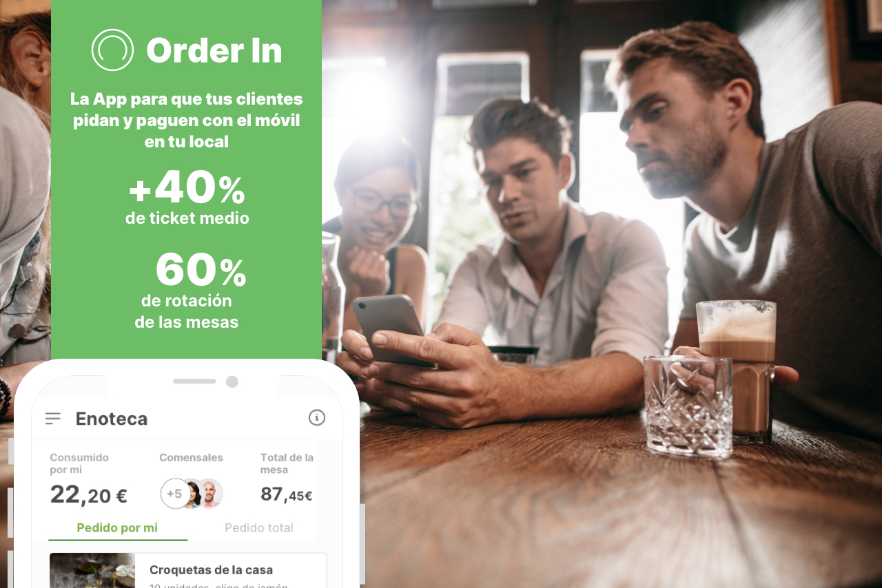 ¿Cómo aumentar el ticket medio de un restaurante con la app de Order In?
