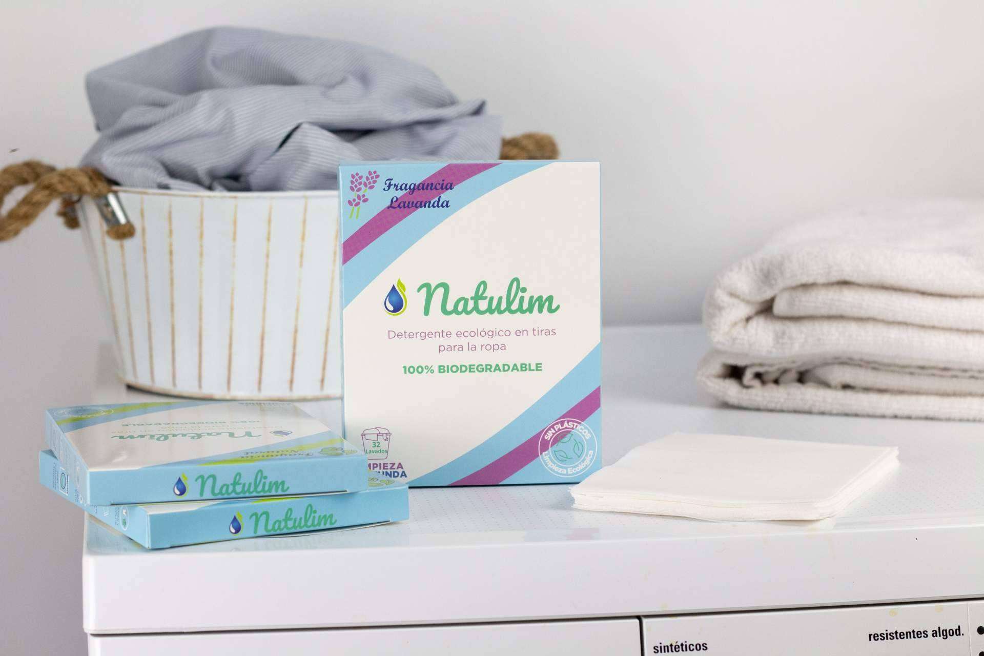 Las tiras de detergente ecológico Natulim, una buena alternativa para lavar la ropa cuidando el medioambiente