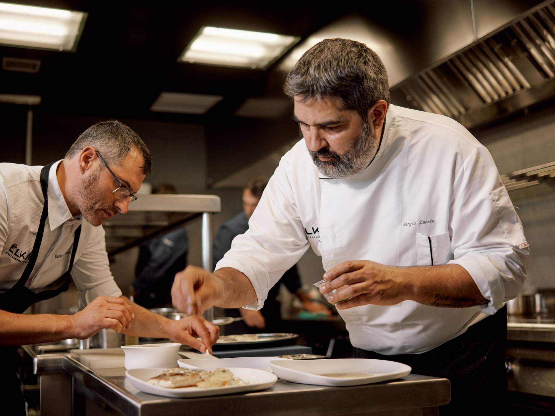 Alta gastronomía a 160 metros de altura en el restaurante Élkar en Madrid