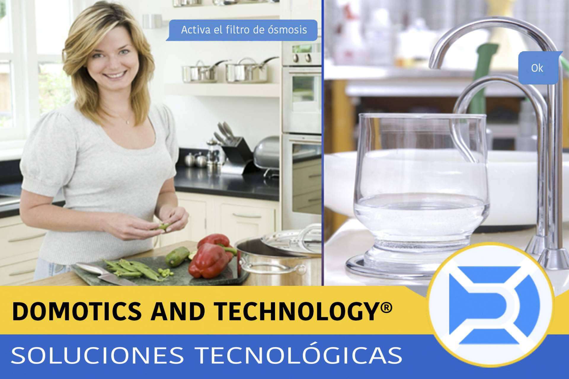 Domotics and Technology permite disponer de agua osmotizada siempre con su válvula inteligente
