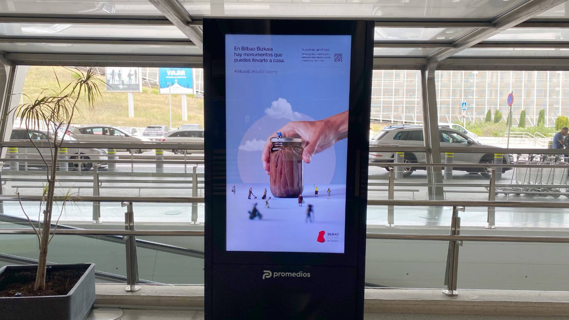 Promedios se encarga de la publicidad digital en aeropuertos